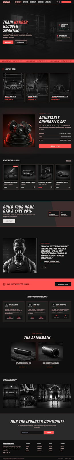 IronGear Fitness Equipment