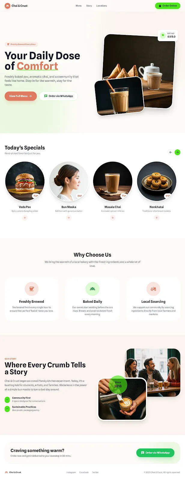 Cafe Website