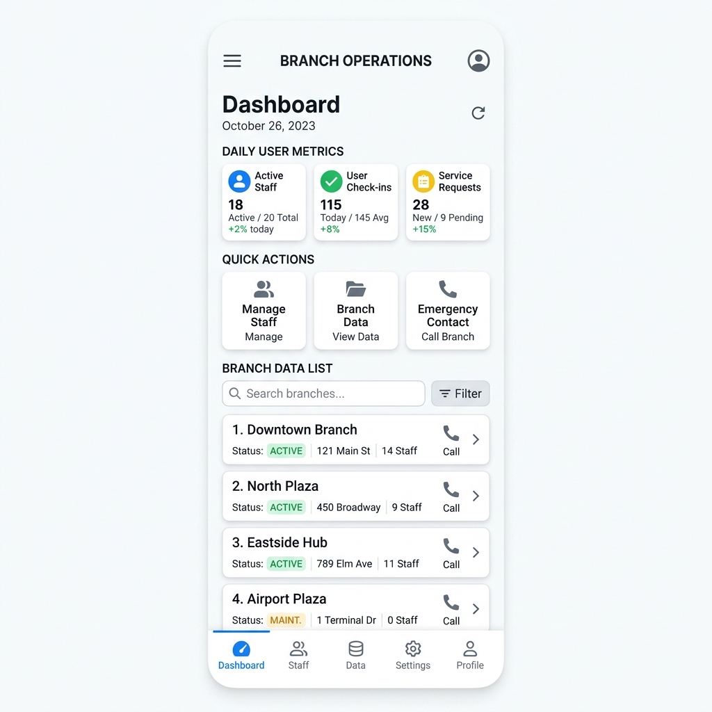 Madhav Enterprise Custom App