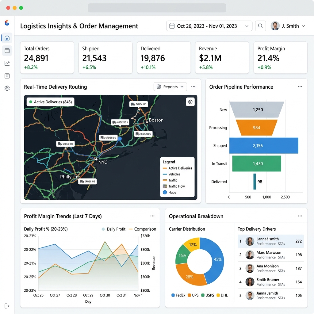 Order Dashboard App